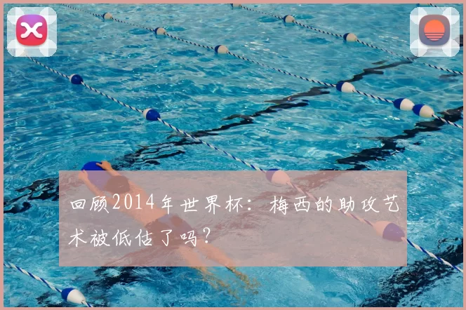 回顾2014年世界杯:梅西的助攻艺术被低估了吗?