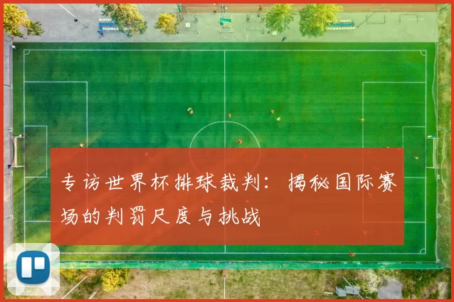 专访世界杯排球裁判：揭秘国际赛场的判罚尺度与挑战